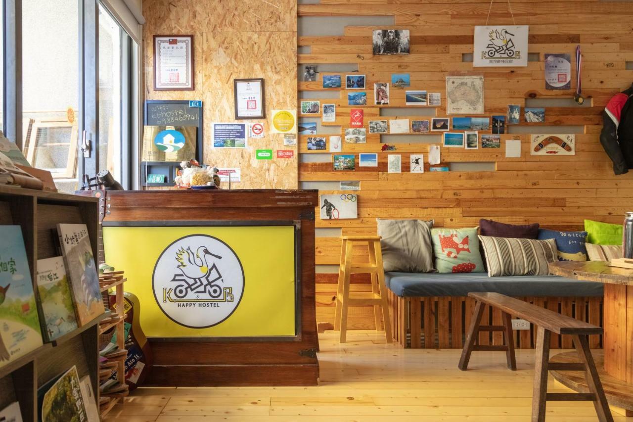 黑琵軼棧湖濱旅宿 K&B Happy Hostel Тайнань Екстер'єр фото